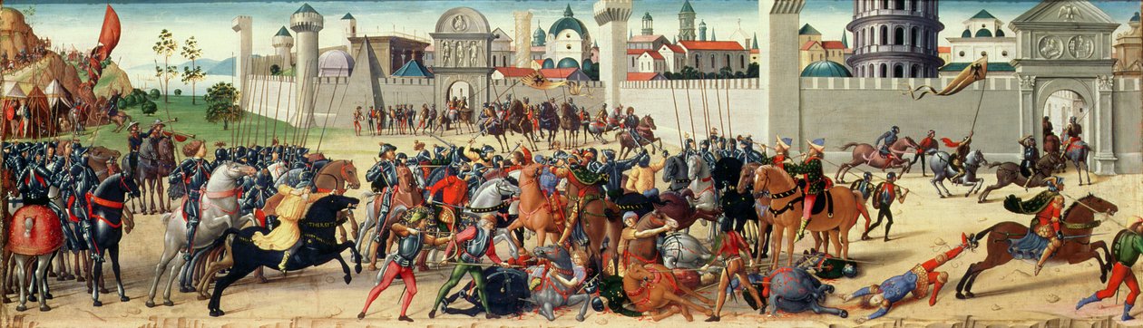 The Siege of Troy I: The Death of Hector, 1490-95 körül (lásd még: 69653) alkotó: Biagio di Antonio