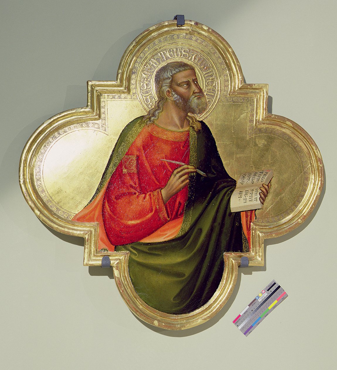 Szent Márk (tempera és aranylevél a panelen) alkotó: Bicci di Lorenzo