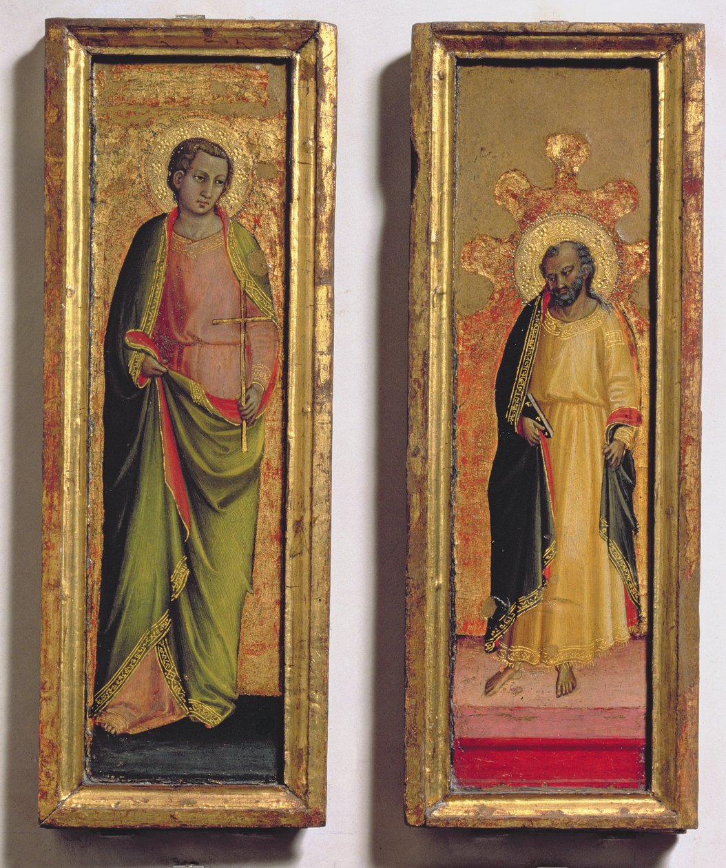 Szent Péter és Szent Pál (tempera a panelen) alkotó: Bicci di Lorenzo