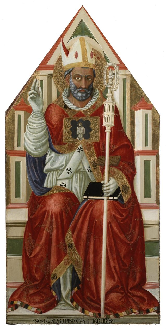 Szent Balázs alkotó: Bicci di Lorenzo