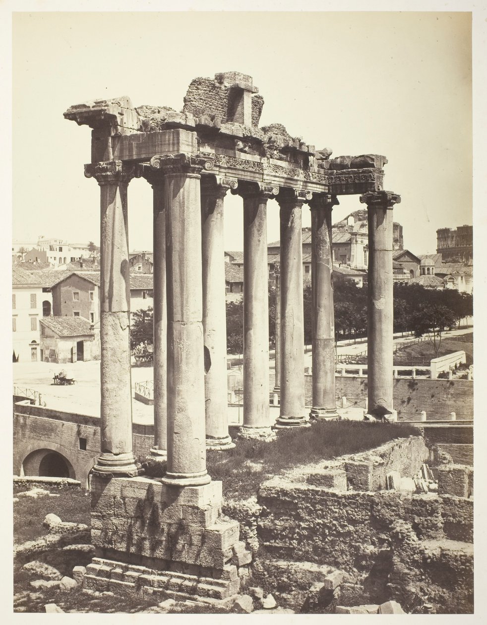 Forum Romanum, Róma alkotó: Bisson Frères
