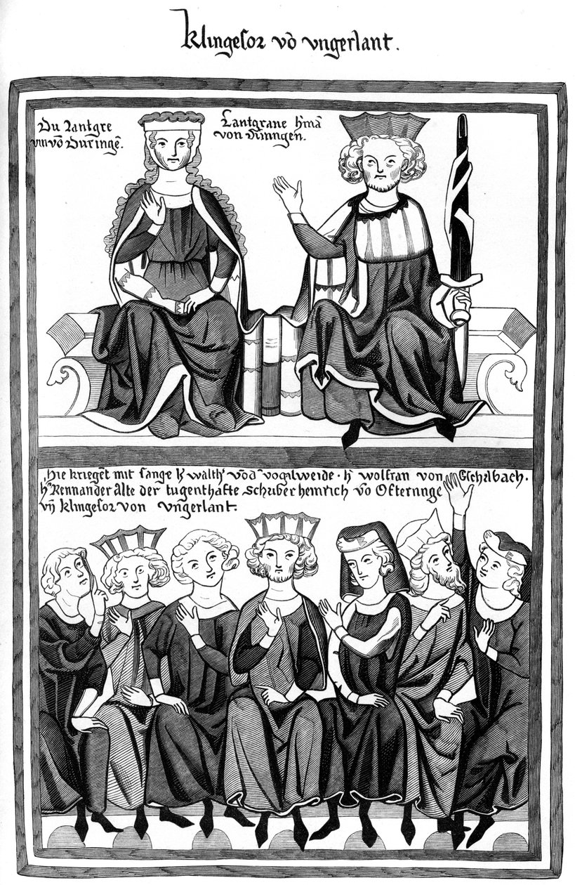 Wartburgi Kongresszus, 15. század, 1849. alkotó: Bisson and Cottard