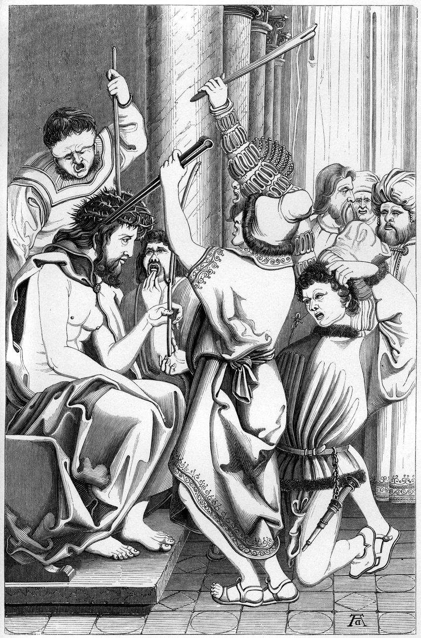 Krisztus megcsúfolása, 1849. XVI. század. alkotó: Bisson and Cottard