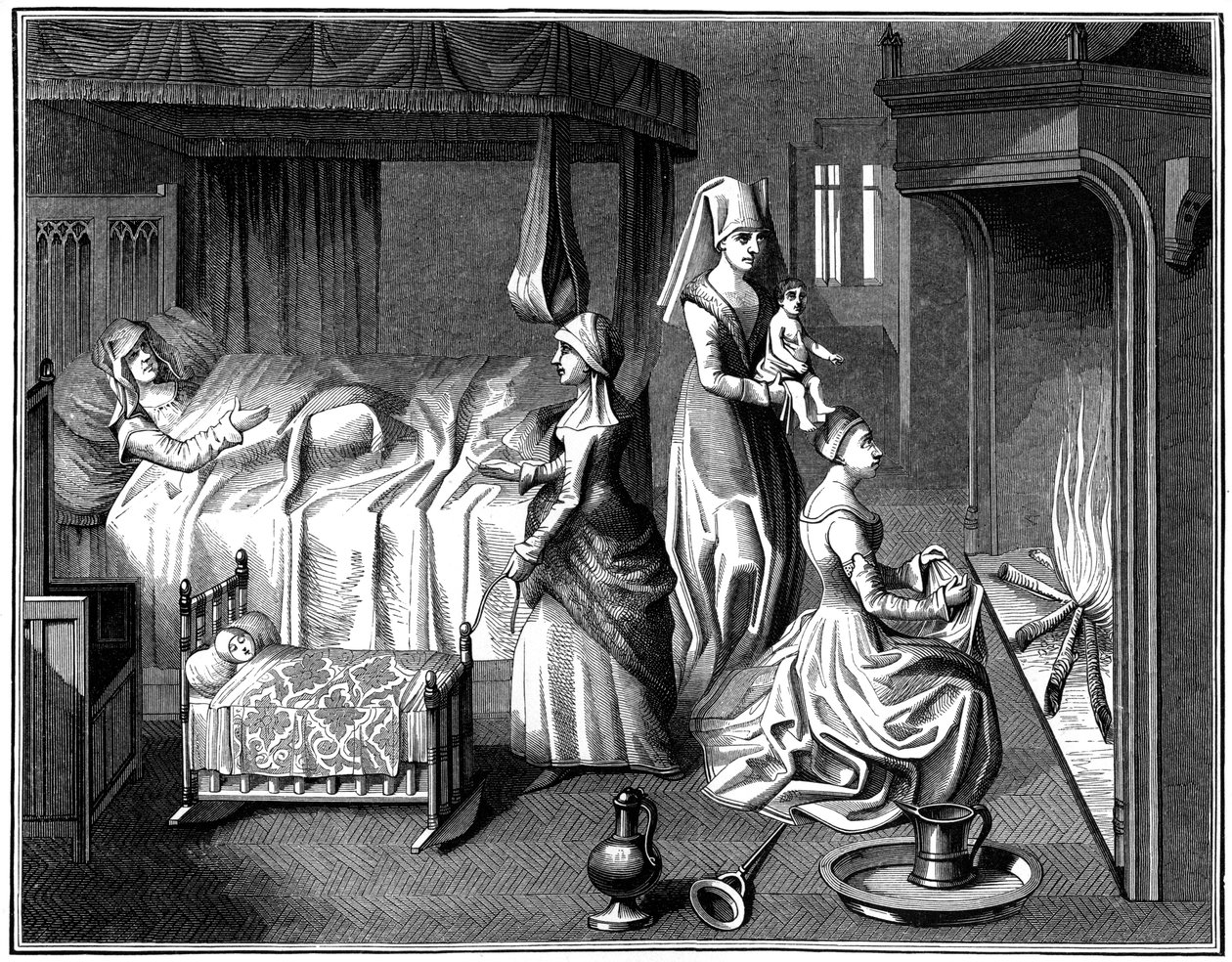 Az újszülött gyermek, 1849. XV. alkotó: Bisson and Cottard