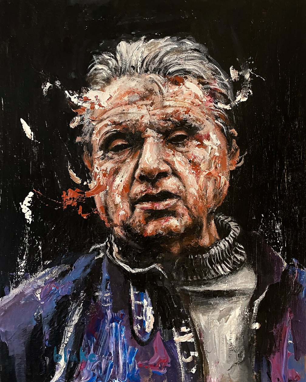 Francis Bacon, 2021 körül (akril, vászon) alkotó: Blake Munch