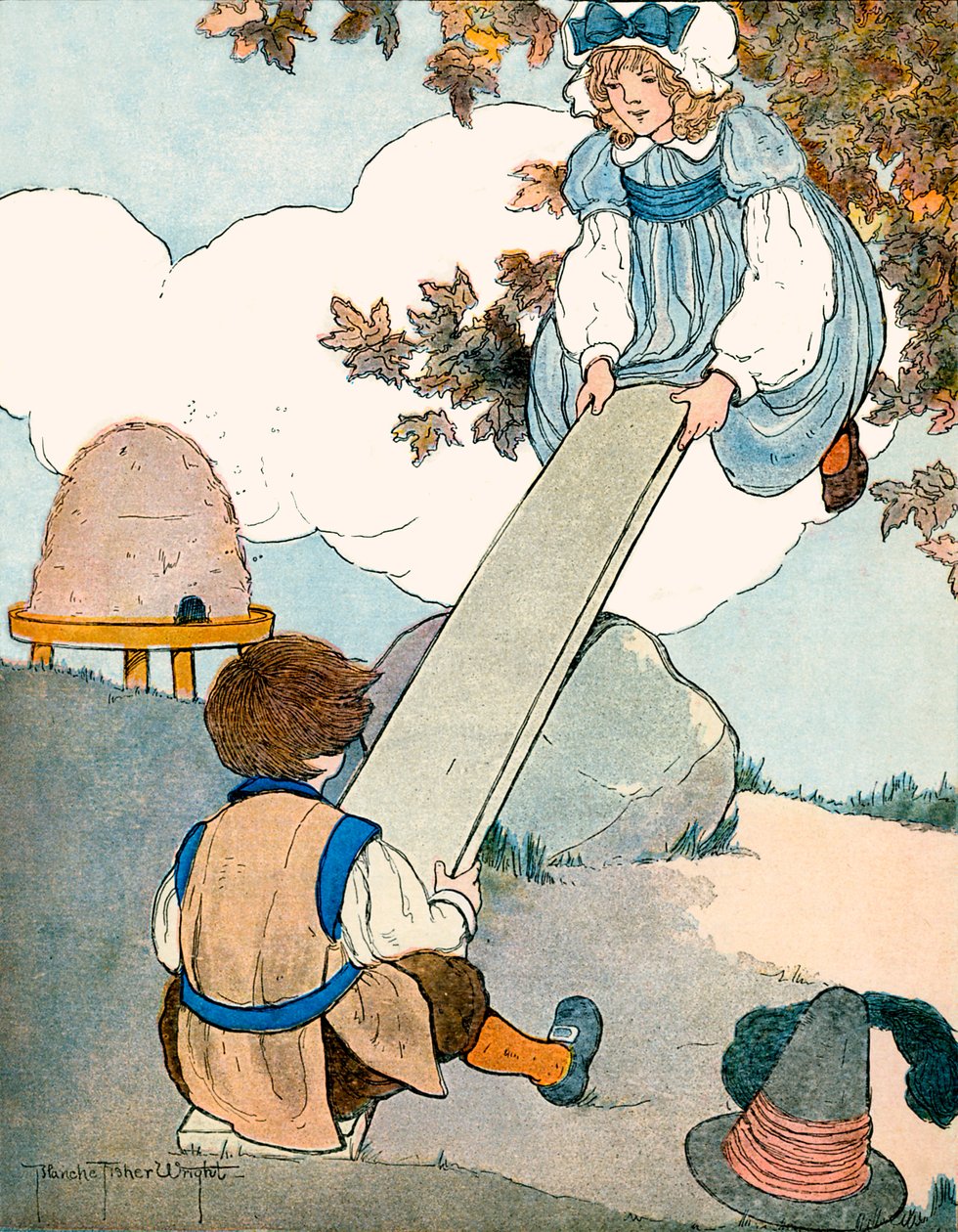 Látófűrész, Blanche Fisher Wright alkotó: Blanche Fisher Wright