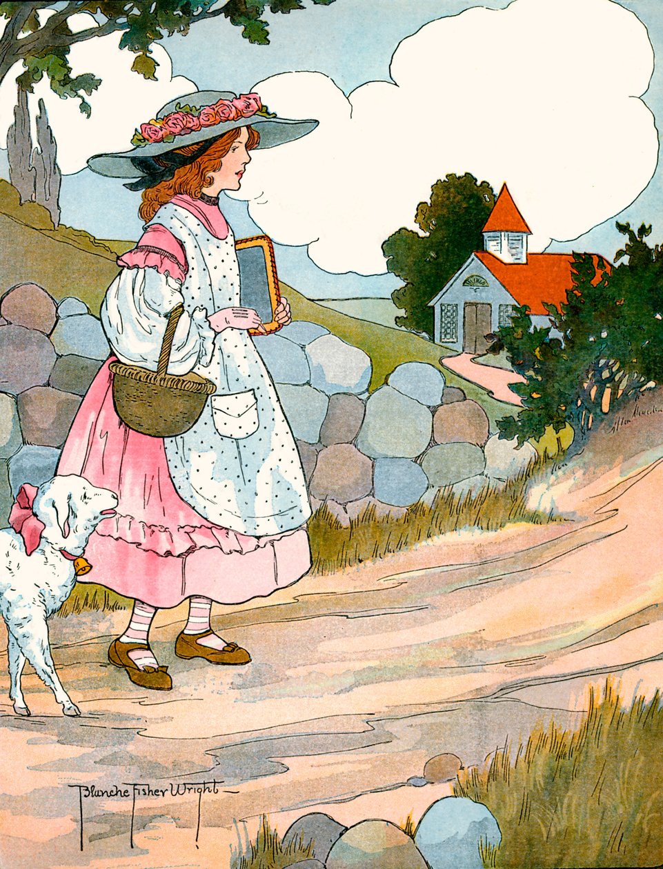 Marynek volt egy kis báránya, Blanche Fisher Wright alkotó: Blanche Fisher Wright