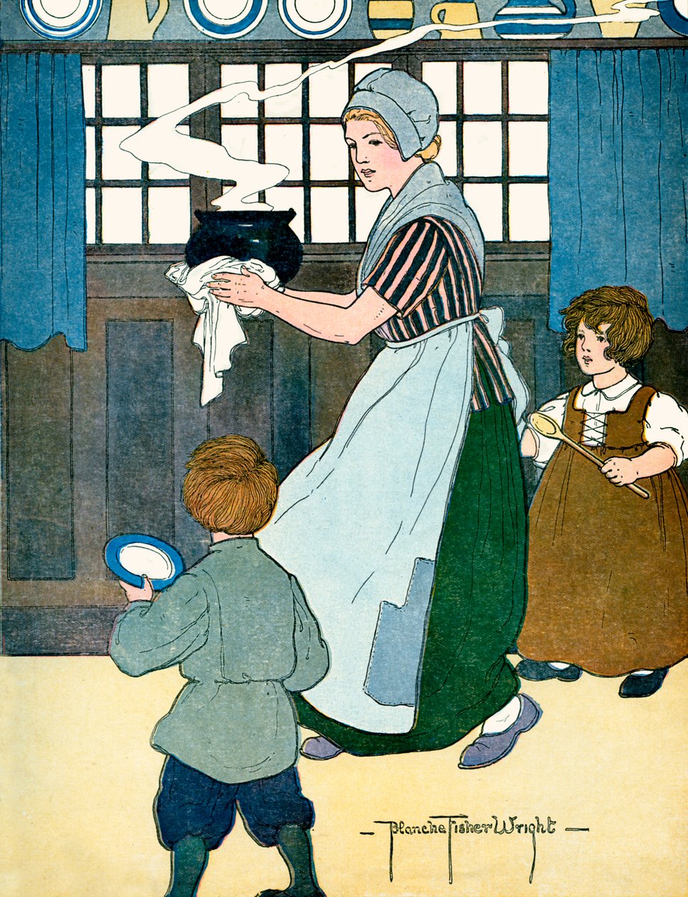 Pease Porridge Hot, Blanche Fisher Wright alkotó: Blanche Fisher Wright
