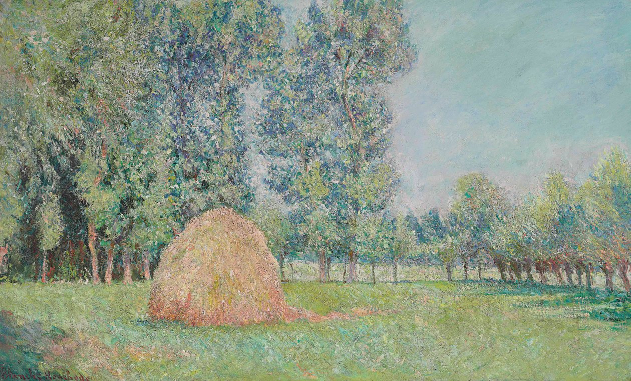 Francia: La meule, Plaines des Ajoux, Giverny alkotó: Blanche Hoschede Monet