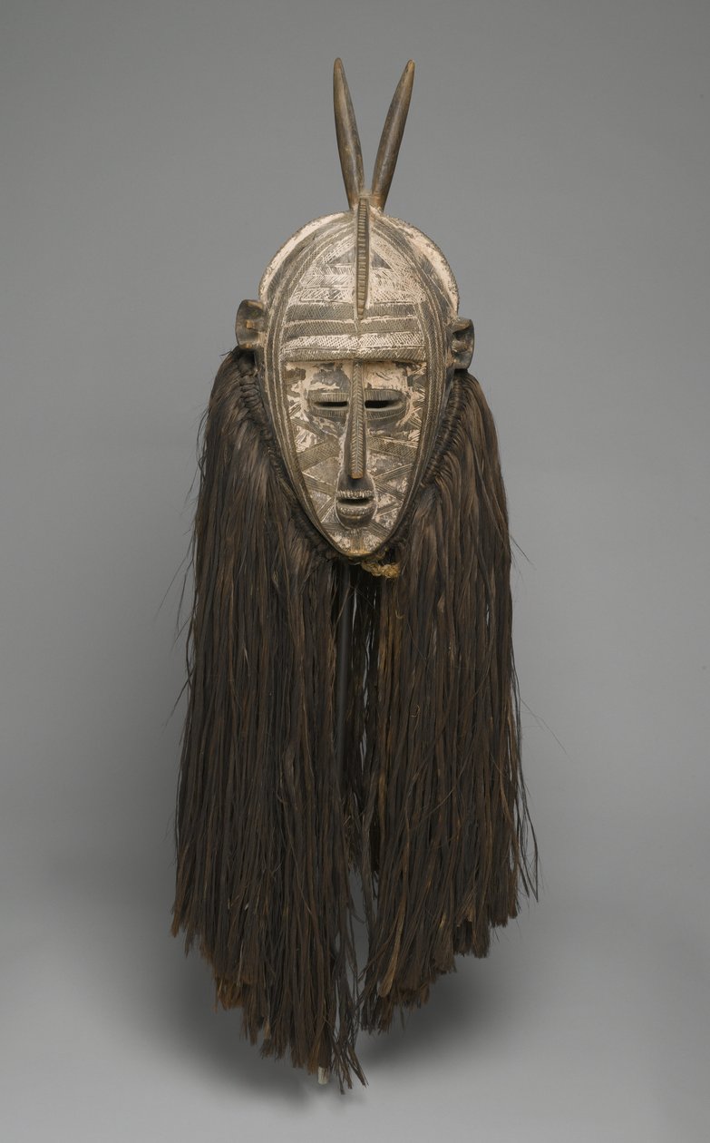 Bolo maszk, Burkina Faso (fa, pigment és rost) alkotó: Bobo Culture Bobo Culture
