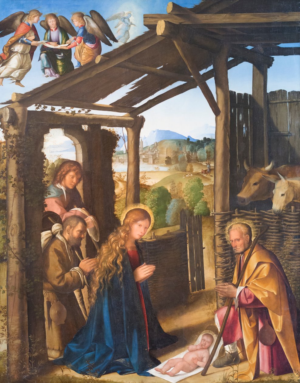 A pásztorok imádata alkotó: Boccaccio Boccaccino