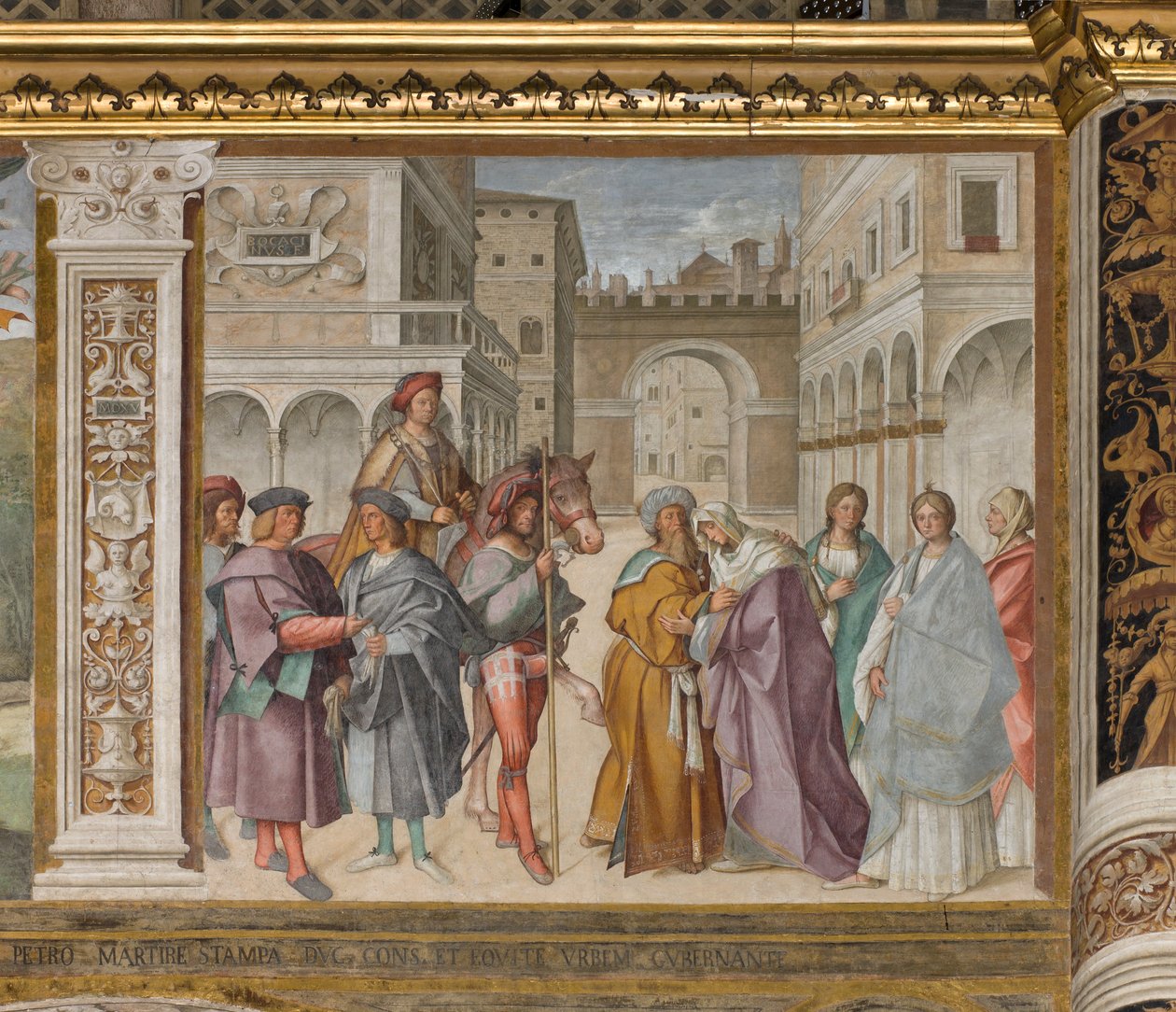 Központi hajó, első északi szakasz, Szent Joachim és Sant