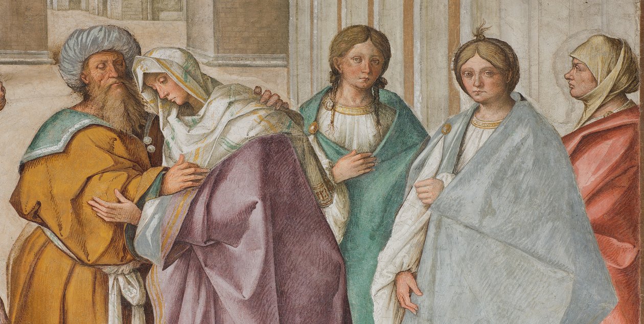 Központi hajó, első északi szakasz, Szent Joachim és Sant