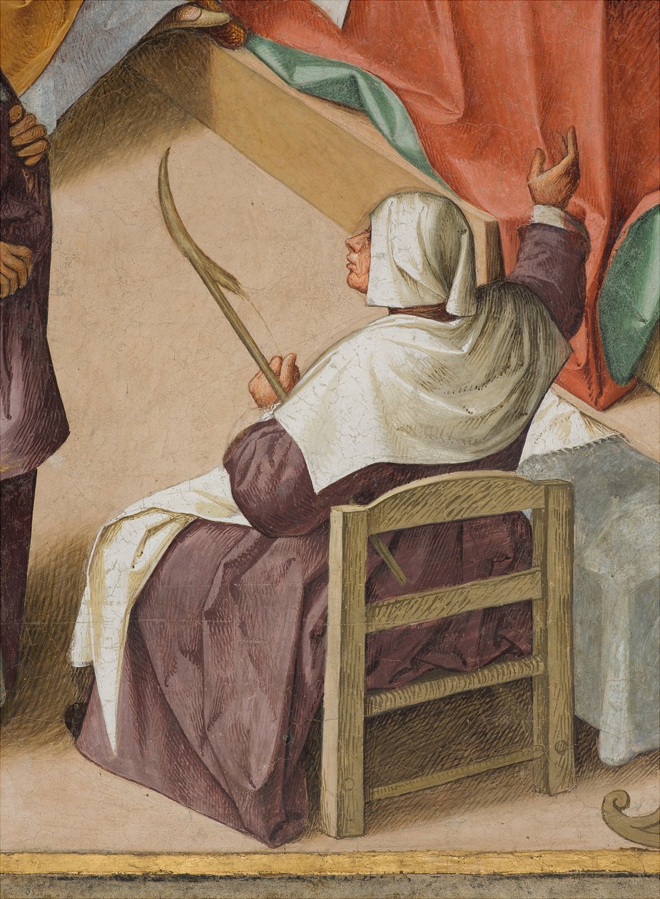 Központi hajó, második északi szakasz, a Szűz születése, Boccaccio Boccaccino 1514-15, részlet alkotó: Boccaccio Boccaccino