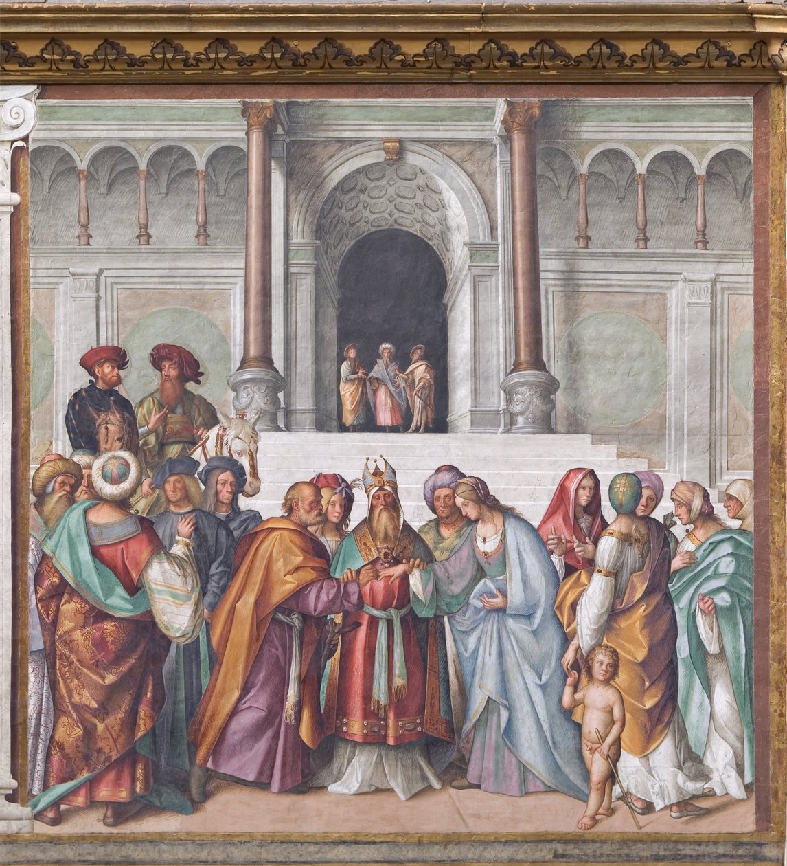 Mária házassága alkotó: Boccaccio Boccaccino