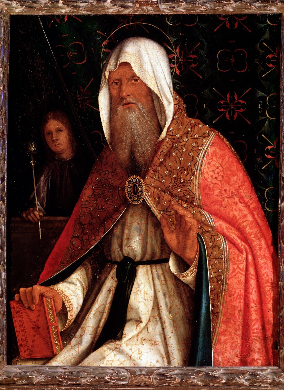 Szent Máté apostol (Máté apostol) Boccaccio Boccaccino (1467-1524) festménye Firenze, Palazzo Pitti alkotó: Boccaccio Boccaccino