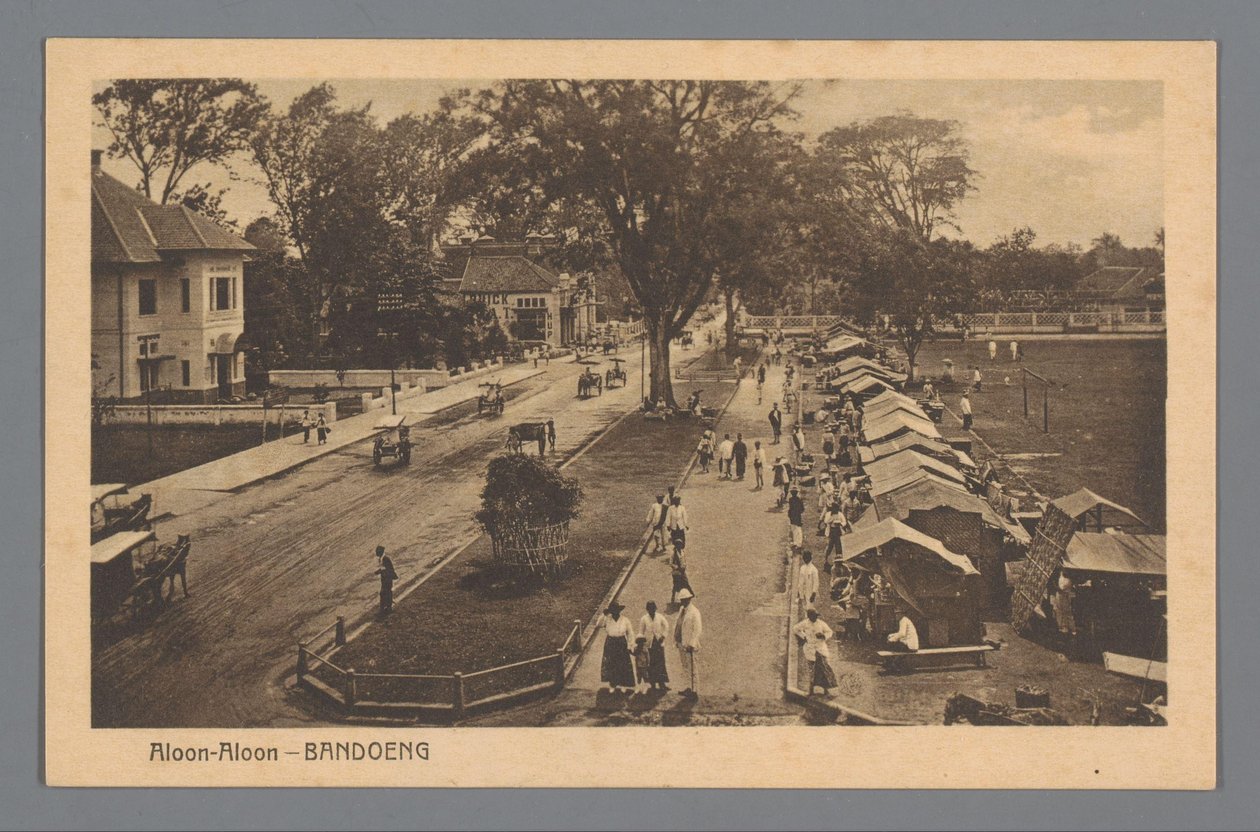 Baroe Market-Bandoeng alkotó: Boekhandel Visser and Co.