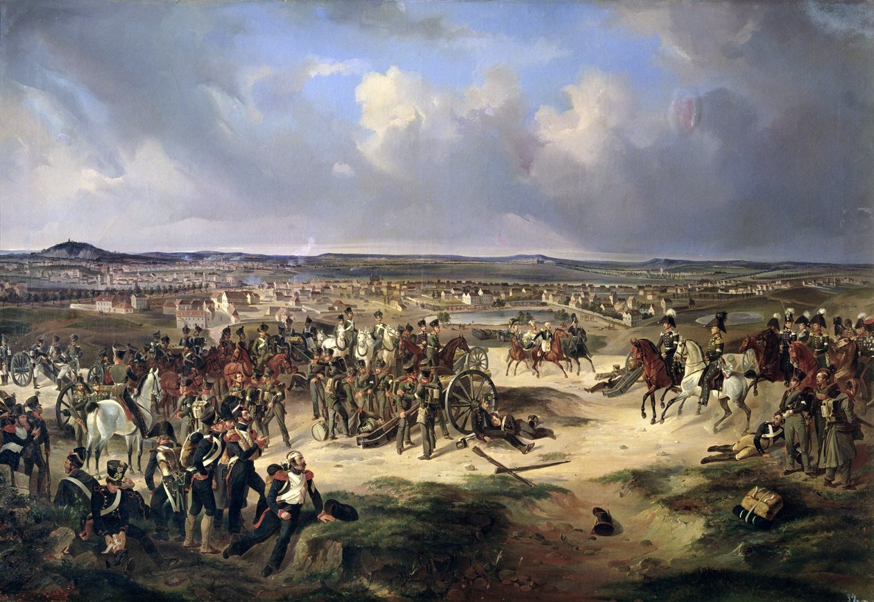 A párizsi csata 1814. március 17-én alkotó: Bogdan Willewalde