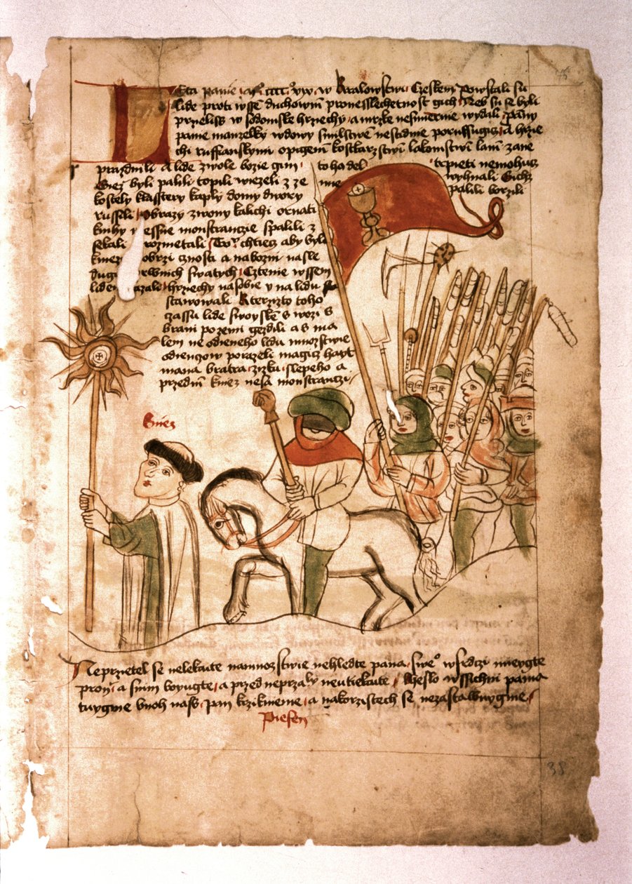 HUSSITE WARS (Bohém háborúk): Jan Zizka a huszita sereg élén