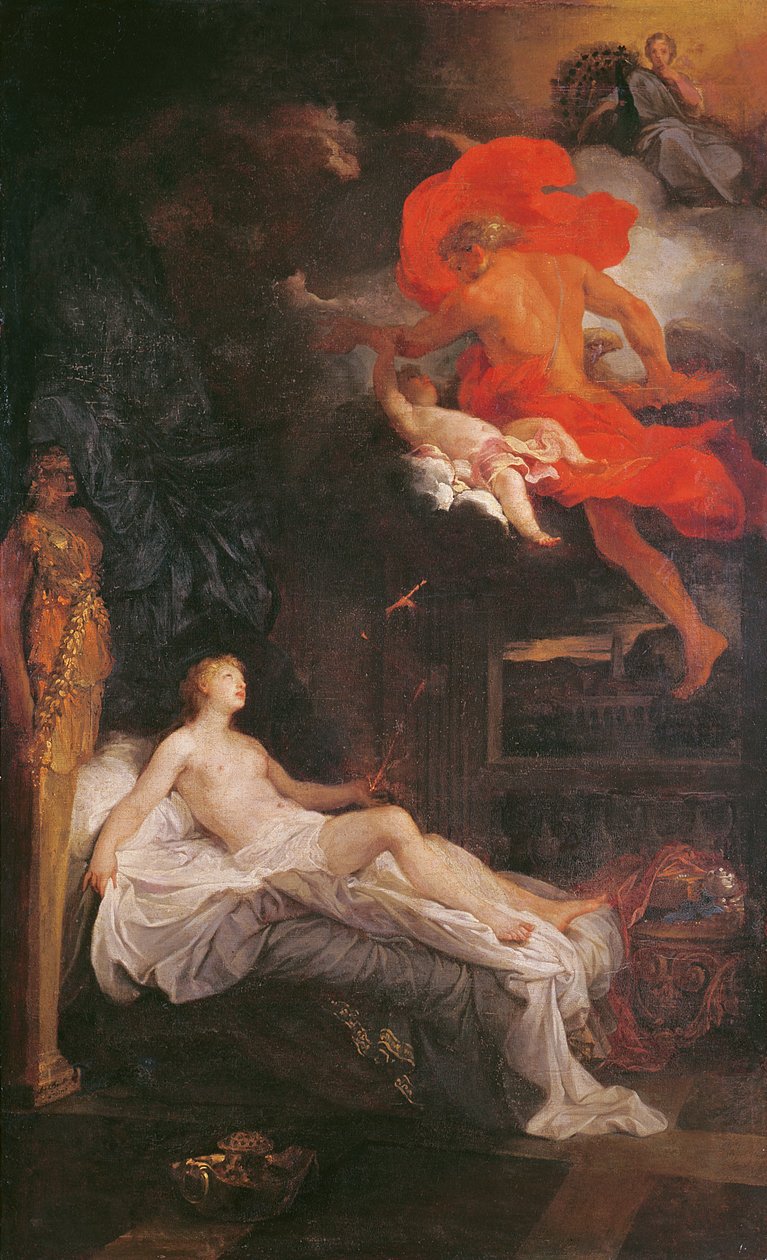 Jupiter és Szemele, 1704 alkotó: Bon de Boulogne