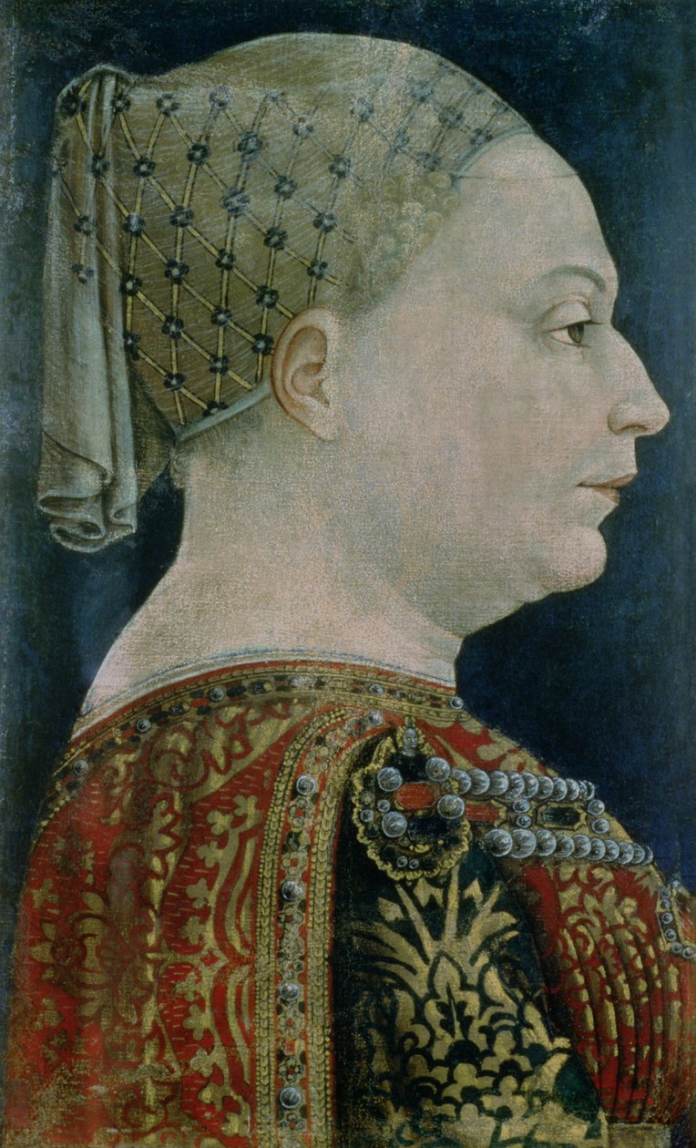 Maria Sforza portréja alkotó: Bonifacio Bembo