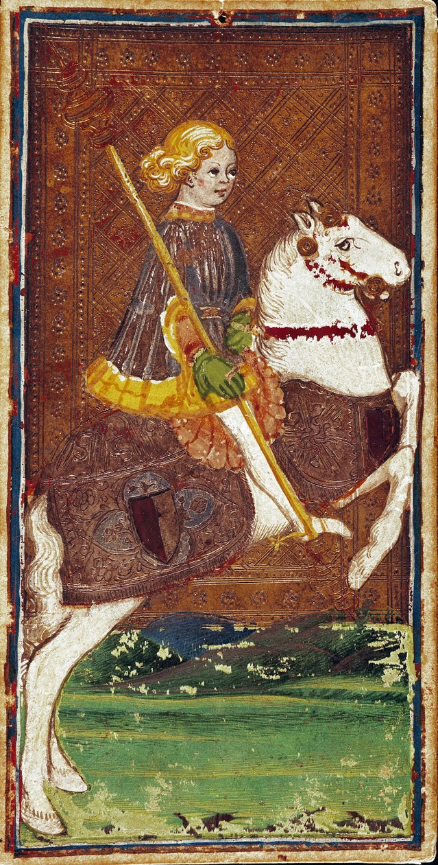 Bonifacio Bembo (1420-1482) Visconti családjának Tarot játékának térképe, 15. század közepe - Bergamo, Galleria dell