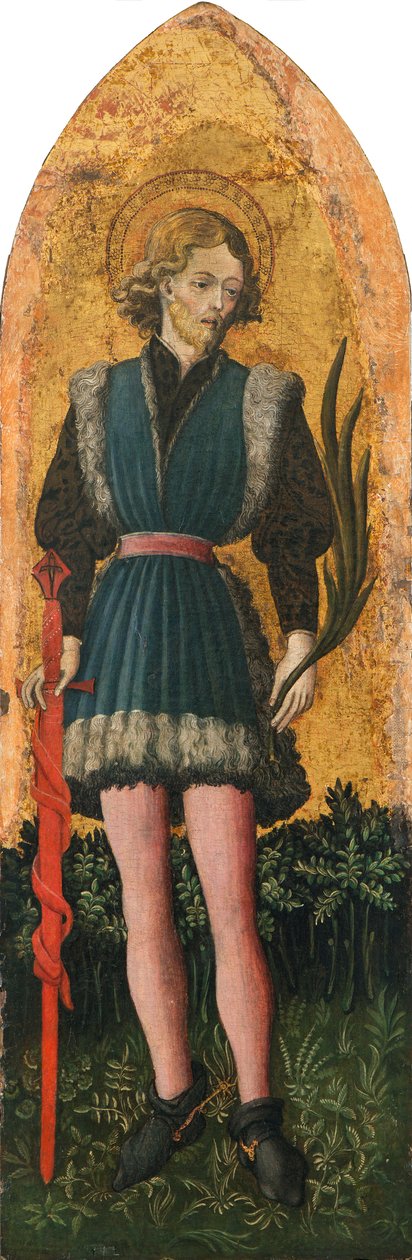 Saint Julian, 1450 körül (tempera a fedélzeten) alkotó: Bonifacio Bembo