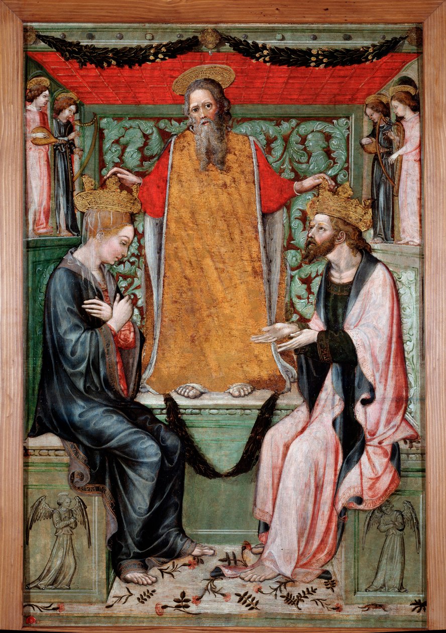 A Szűz és Krisztus megkoronázása (festmény) alkotó: Bonifacio Bembo