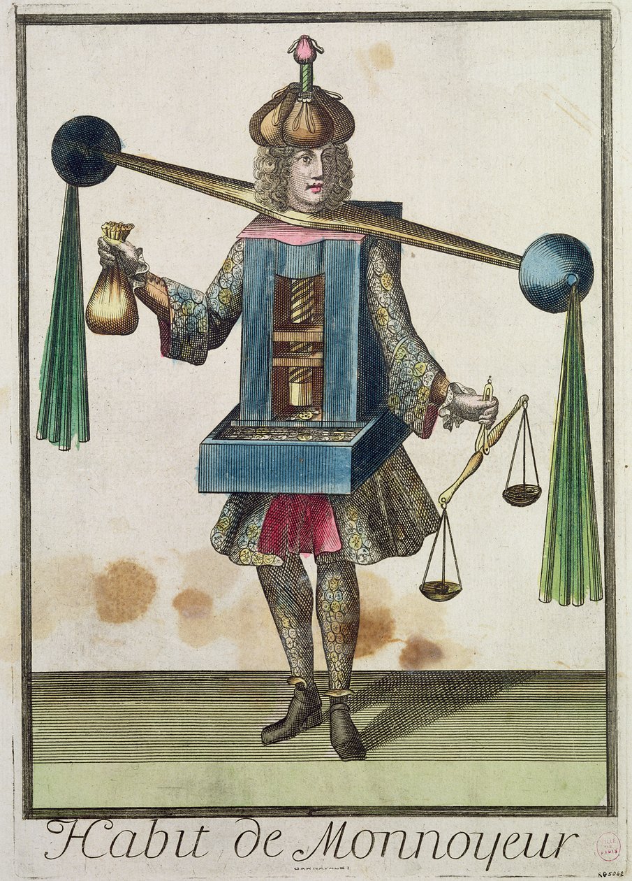 A pénzverés jelmeze alkotó: Nicolas Bonnart