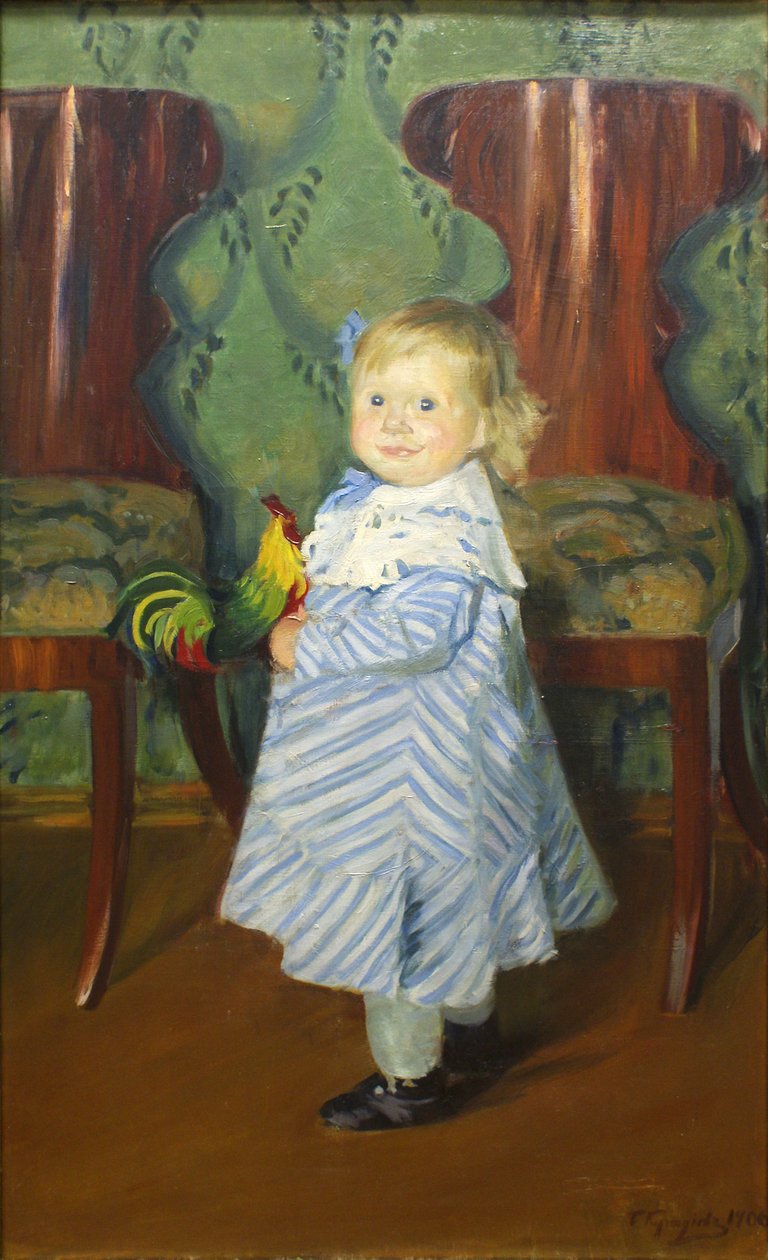 A művészek lánya, Irina alkotó: Boris Mikhailovich Kustodiev