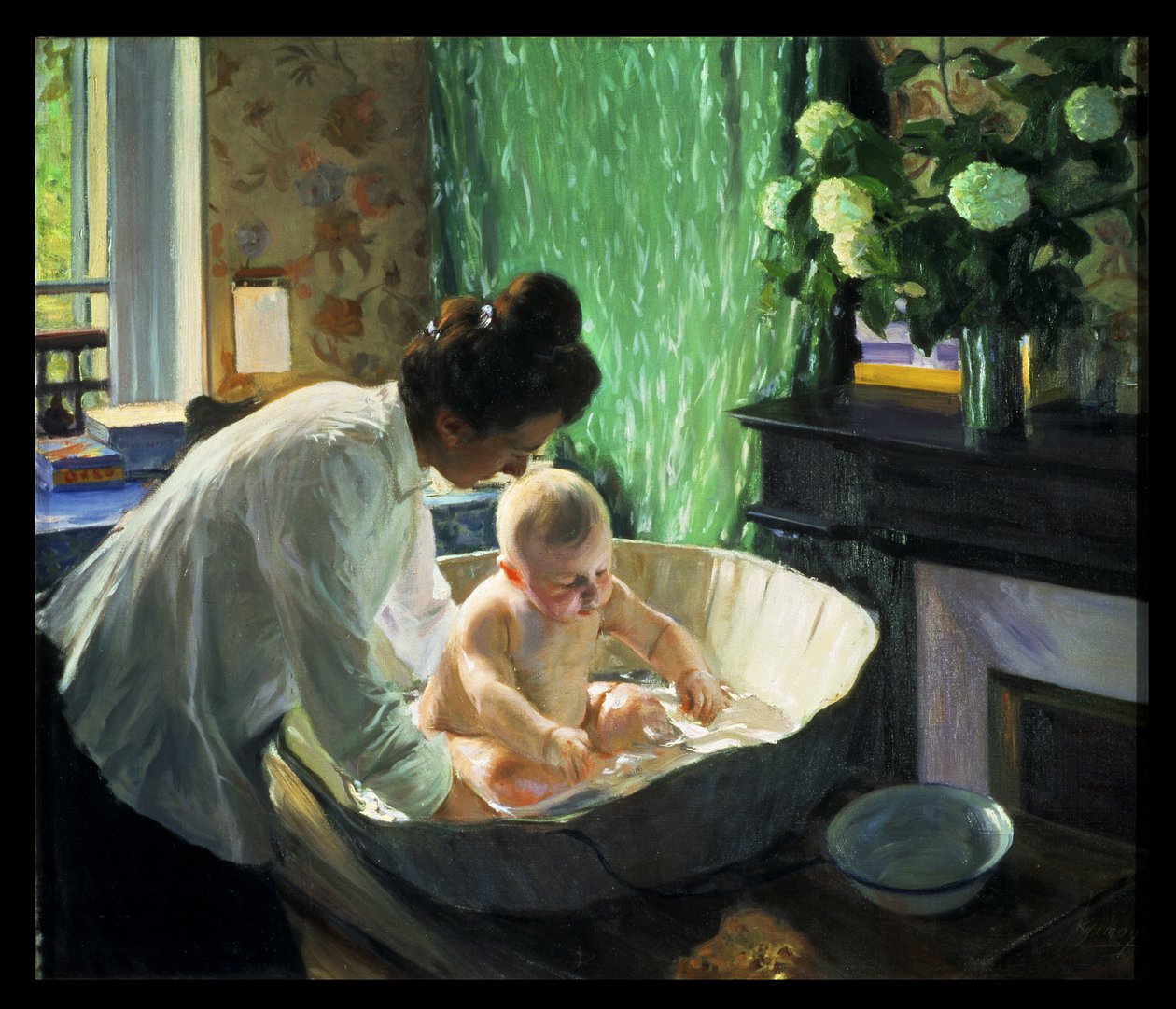 Reggel, 1910 alkotó: Boris Mikhailovich Kustodiev