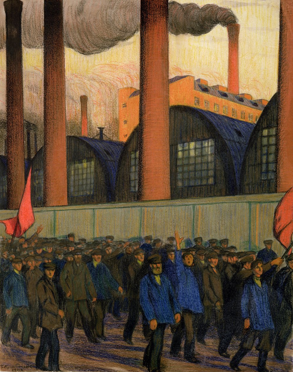Sztrájk alkotó: Boris Mikhailovich Kustodiev