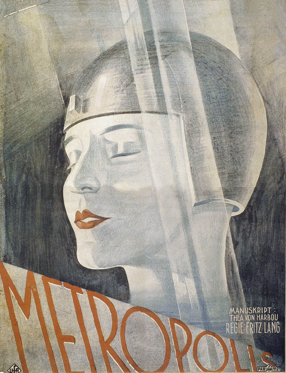Fritz Lang Metropolis című filmjének plakátja (1926). A grafikai tervezést valószínűleg Boris Bilingusky művész készítette. alkotó: Boris Bilinsky