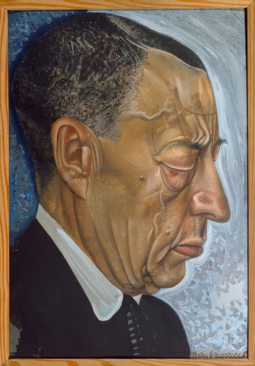 Portrt Rachmaninow alkotó: Boris D. Grigorjew