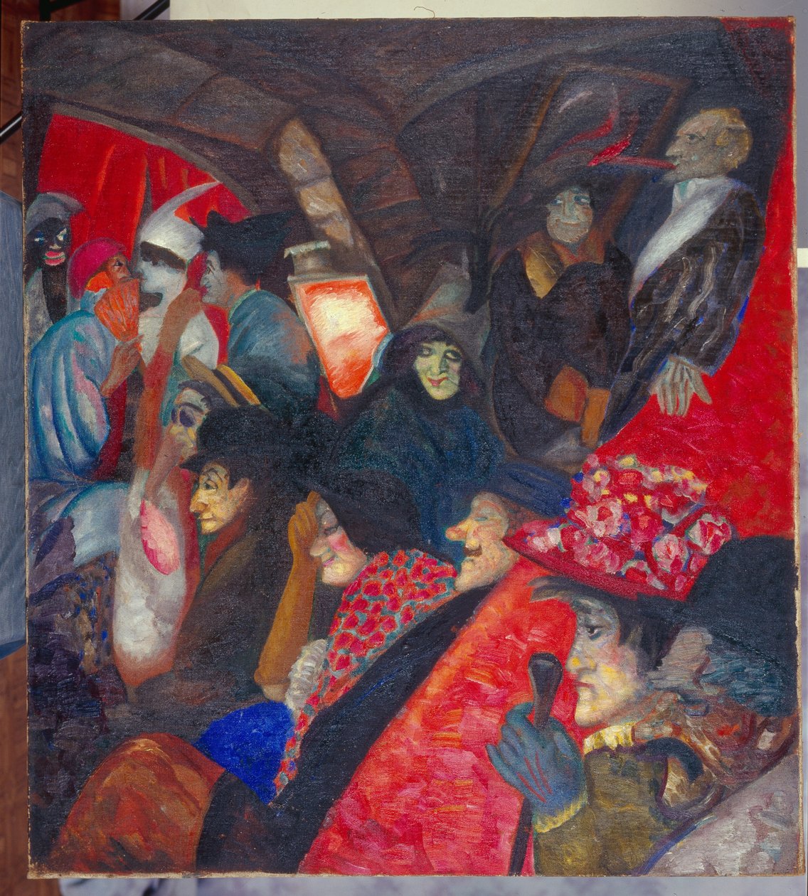 Kabaré Fekete macska Párizsban alkotó: Boris Dmitrievich Grigoriev