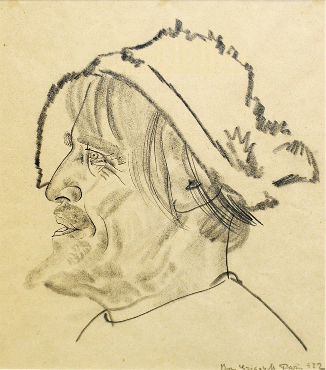 Konsztantyin Sztanyiszlavszkij Szatén szerepében M. Gorkij Az alsó mélységek című darabjában, 1922 alkotó: Boris Dmitrievich Grigoriev