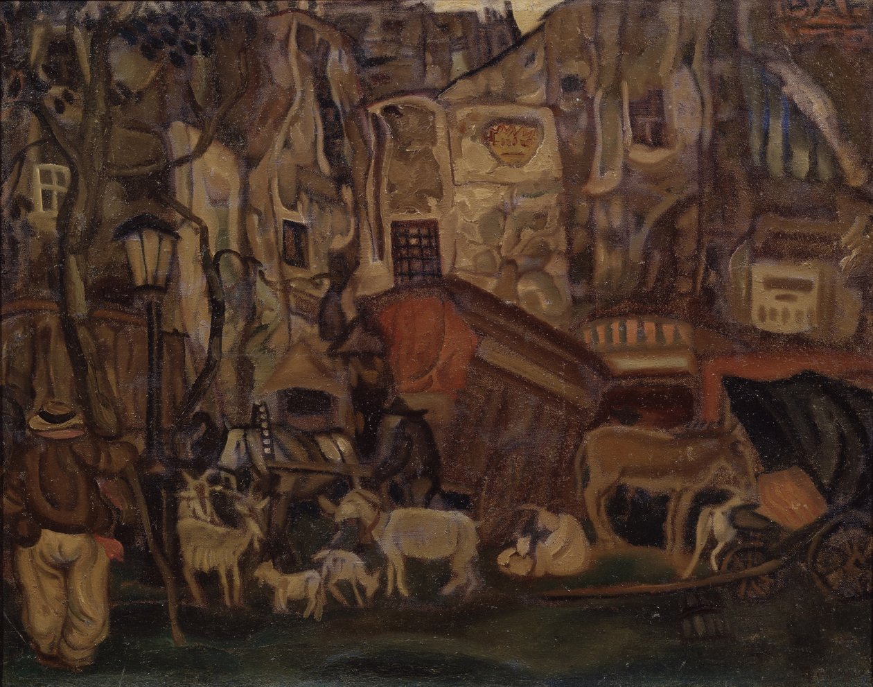 Régi Párizs, 1913 alkotó: Boris Dmitrievich Grigoriev