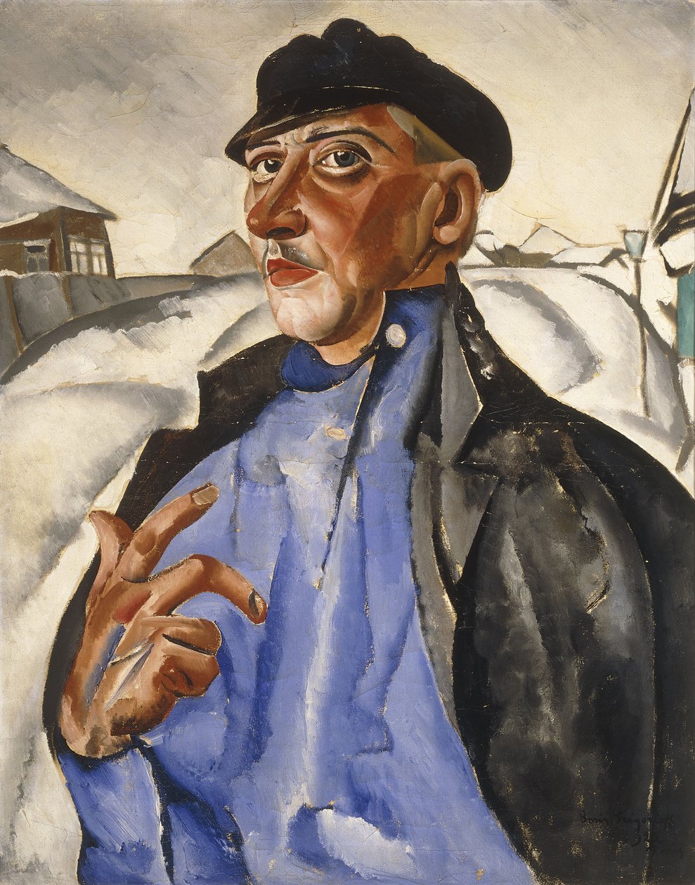 Vaska Pepel portréja (az alvilág) alkotó: Boris Dmitrievich Grigoriev