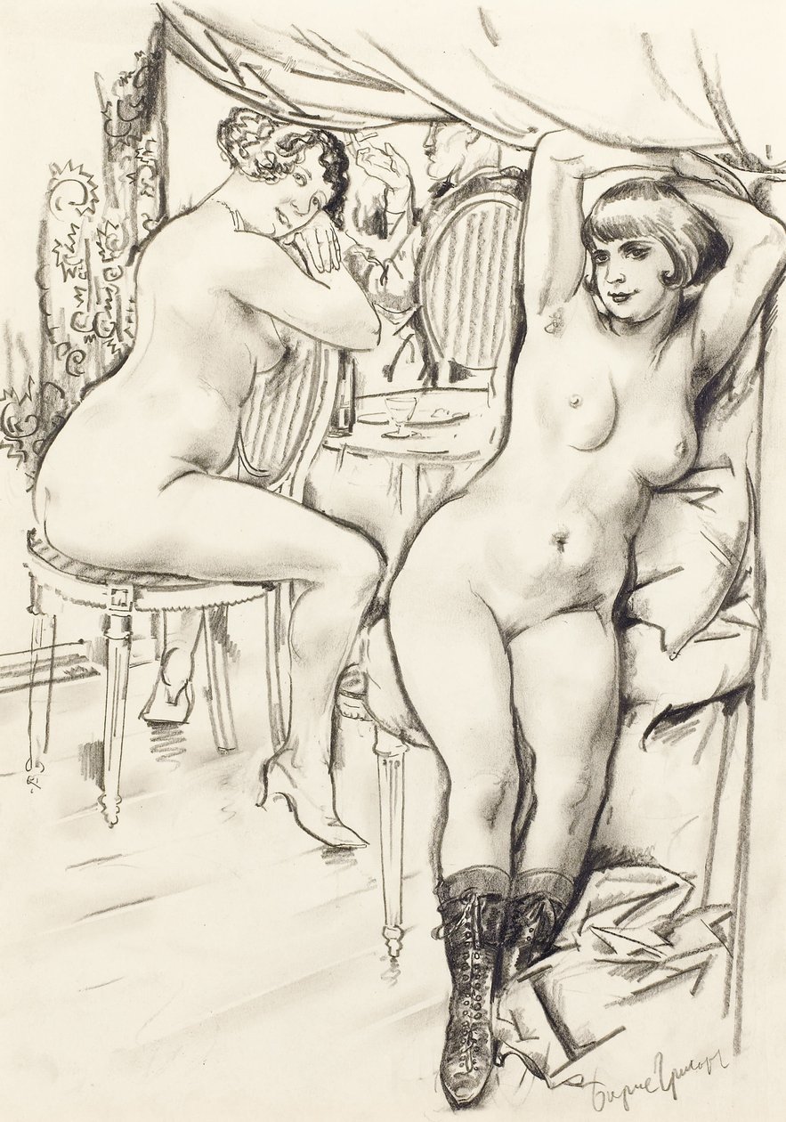 Prostituáltak alkotó: Boris Dmitrievich Grigoriev