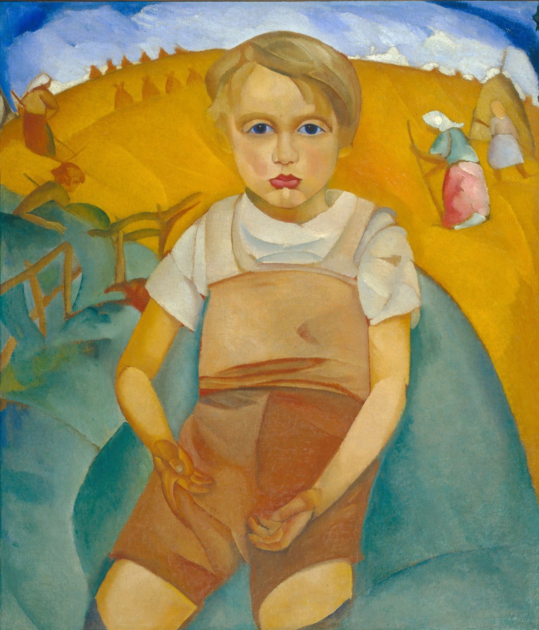 A fiú világi portréja, 1920 alkotó: Boris Dmitrievich Grigoriev