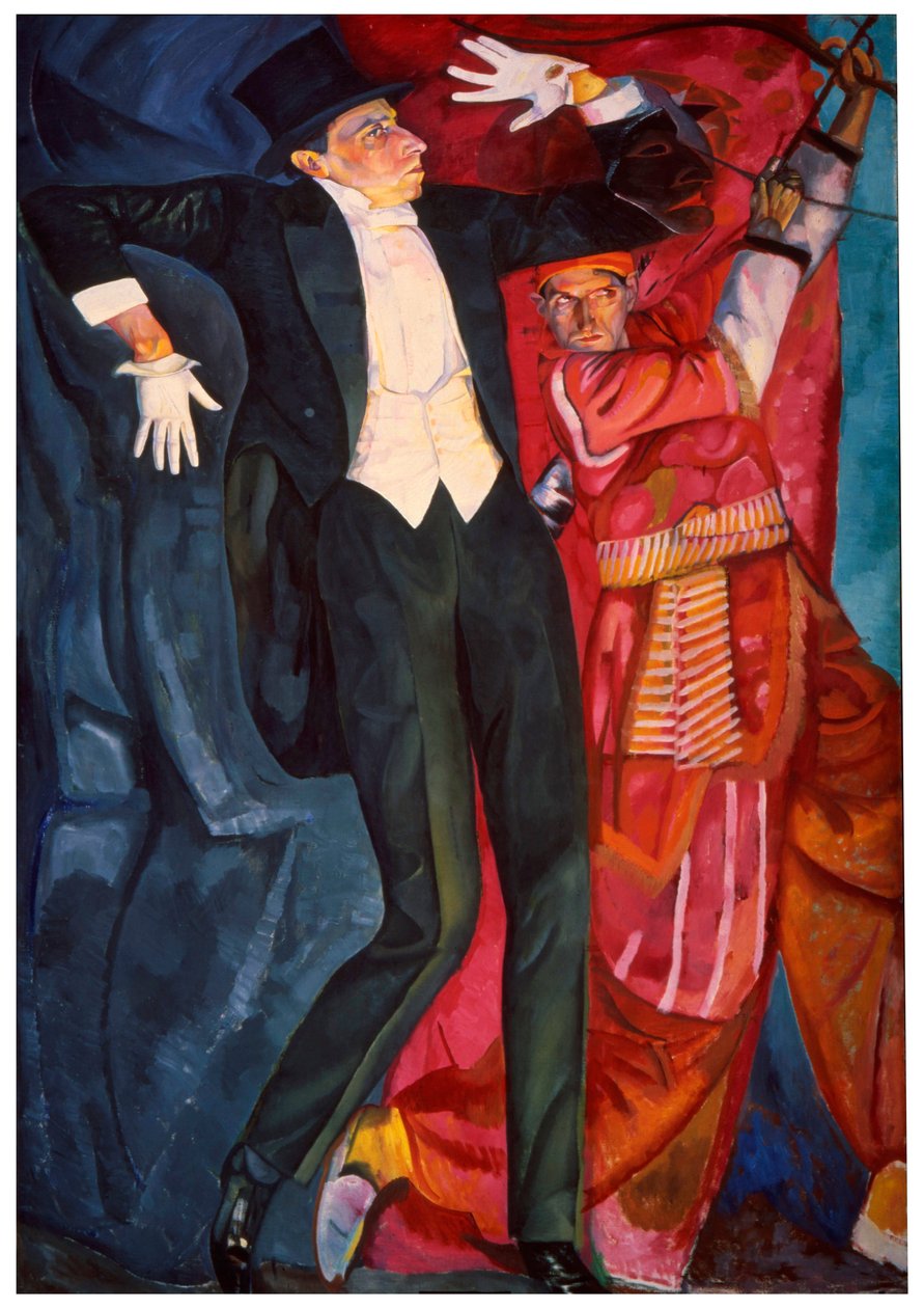 „Vsevolod Meyerhold színpadi producer portréja”, 1916 alkotó: Boris Grigor