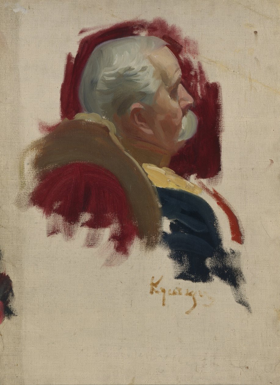 Alekszandrovics Szaburov Péter portréja 1835-1918, 1902-1903 alkotó: Boris Mikhailovich Kustodiev