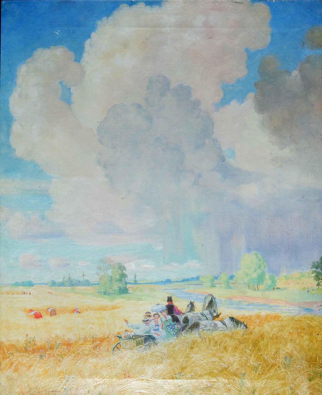 1922 nyár alkotó: Boris Mikhailovich Kustodiev