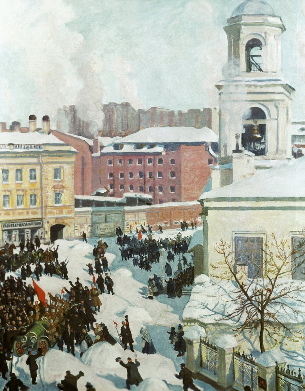 Az 1917. február 27., 1917 alkotó: Boris Mikhailovich Kustodiev
