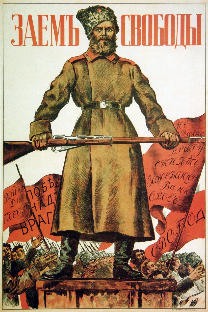 A szabadságkölcsön alkotó: Boris Mikhailovich Kustodiev