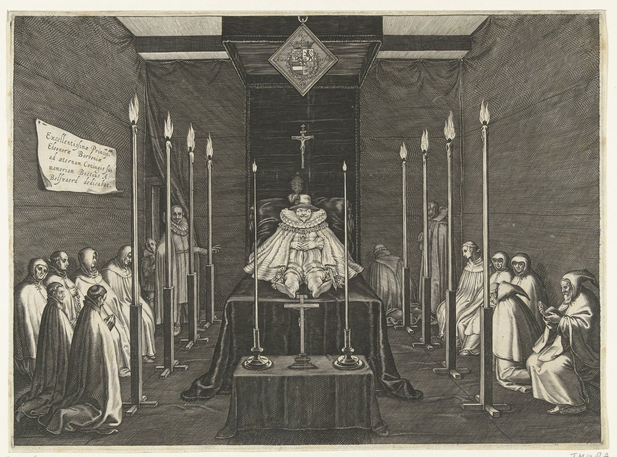 Fülöp Vilmos herceg pompás ágya, 1618 alkotó: Boëtius Adamsz. Bolswert