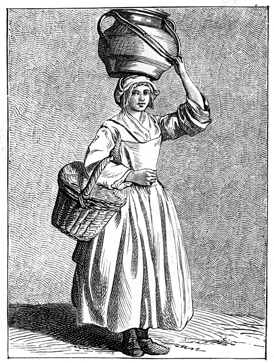 Egy tejeslány, 1737-1742. alkotó: Bouchardon