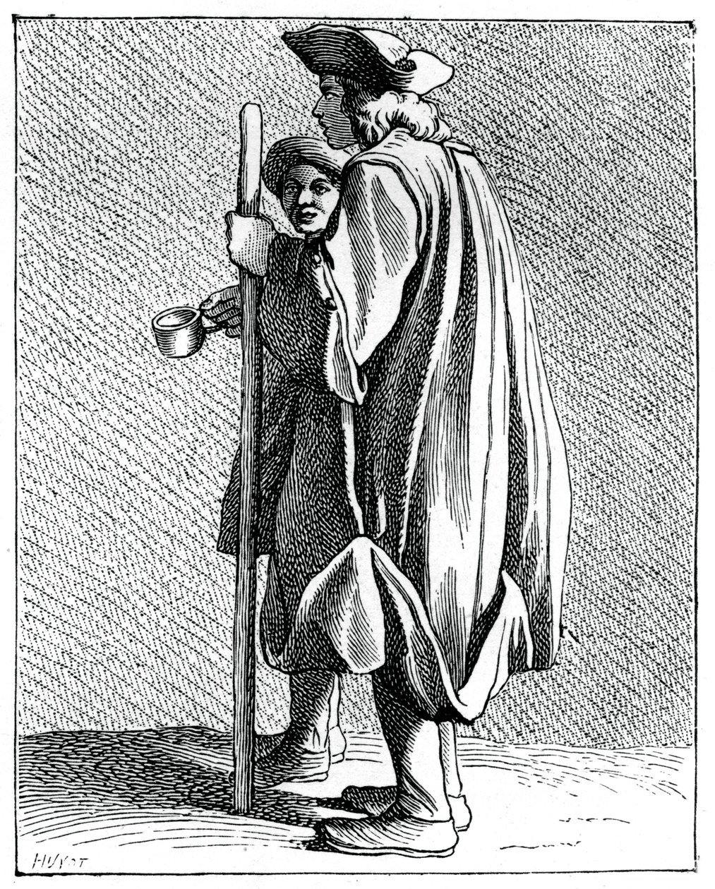 Quinze-Vingts vak embere, 1737-1742. alkotó: Bouchardon