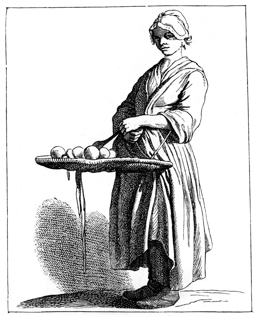 Gyümölcsárus, 1737-1742. alkotó: Bouchardon