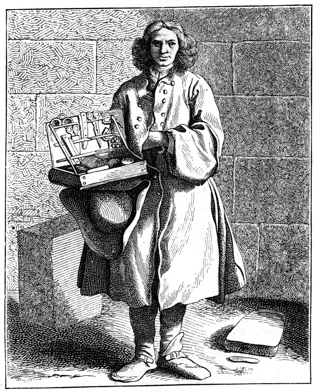 Olló vagy kés, 1737-1742. alkotó: Bouchardon